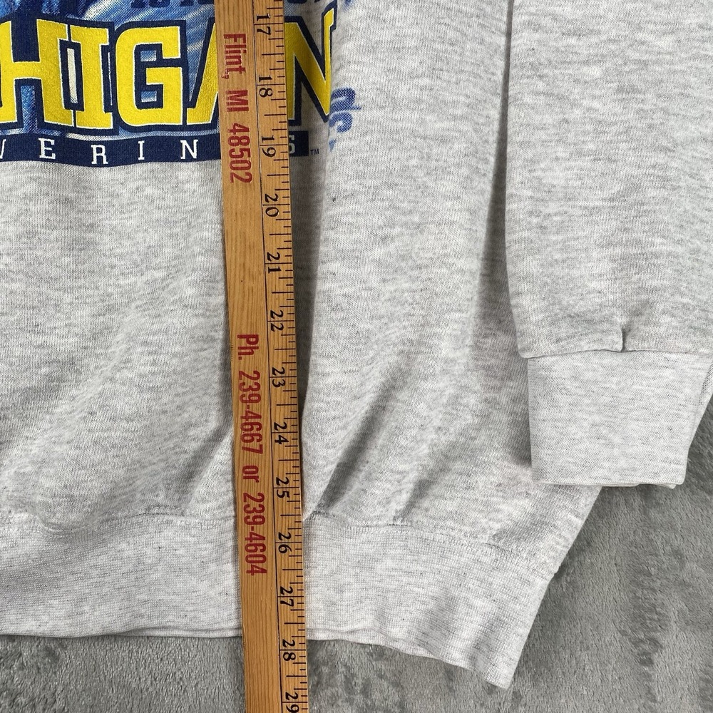 Vintage University Of Michigan Sweatshirt Mens Size XL Wolverines 1997 Rose Bowl - Picture 12 of 12